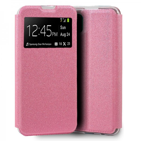 Funda COOL Flip Cover para Huawei P40 Lite Liso Rosa D