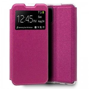 Funda COOL Flip Cover para Xiaomi Mi 10 Lite Liso Rosa D