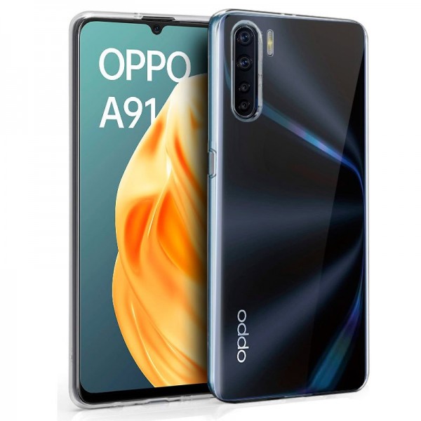 Funda COOL Silicona para Oppo A91 Transparente D