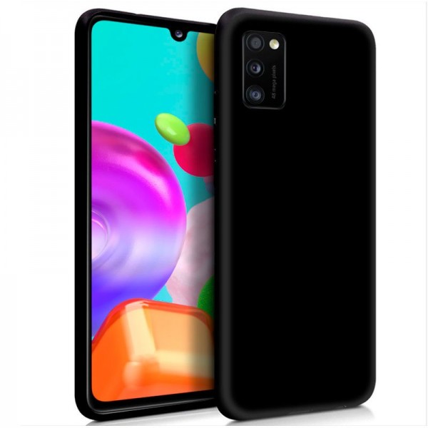 Funda Silicona Samsung A415 Galaxy A41 (Negro) Funda Silicona Samsung A415 Galaxy A41 (Negro) D