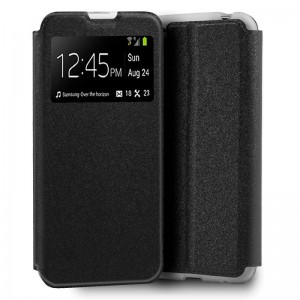 Fundação COOL Capa de Flip para Xiaomi Minha Nota 10 Black Lite D