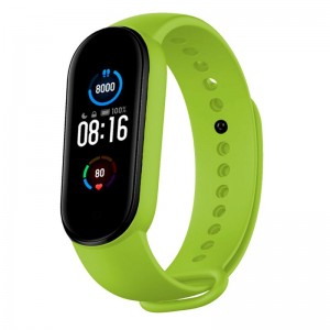 Correa COOL para Xiaomi Mi Band 5 / 6 / 7 / Amazfit Band 5 Liso Verde D