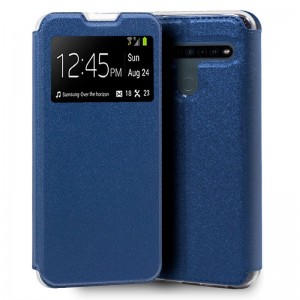 Fundação COOL Capa de Flip para LG K41s / Luz azul K51s D