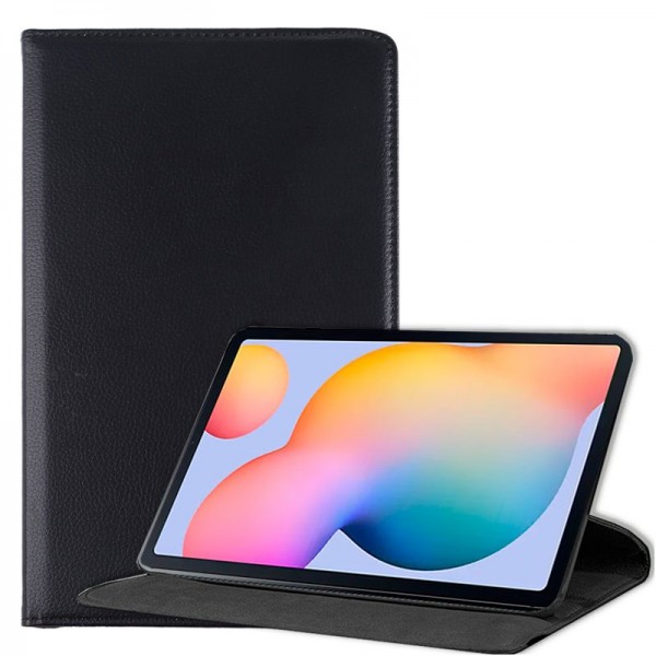 Fundação COOL para Samsung Galaxy Tab S6 Lite / S6 Lite 2022 (P610 / P615 / P619) Couro preto 10.4 ing D