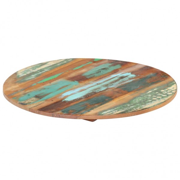Tablero de mesa redonda madera reciclada maciza 40 cm 15-16 mm D