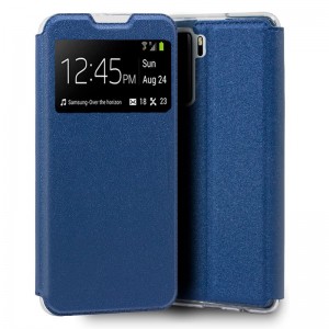 Cool Funda Flip Cover Liso Negro para Realme C53