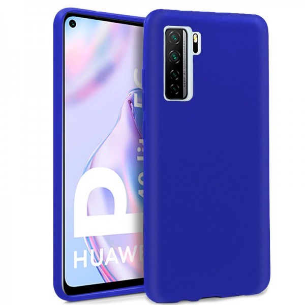 Funda Silicona Huawei P40 Lite 5G (Azul) D