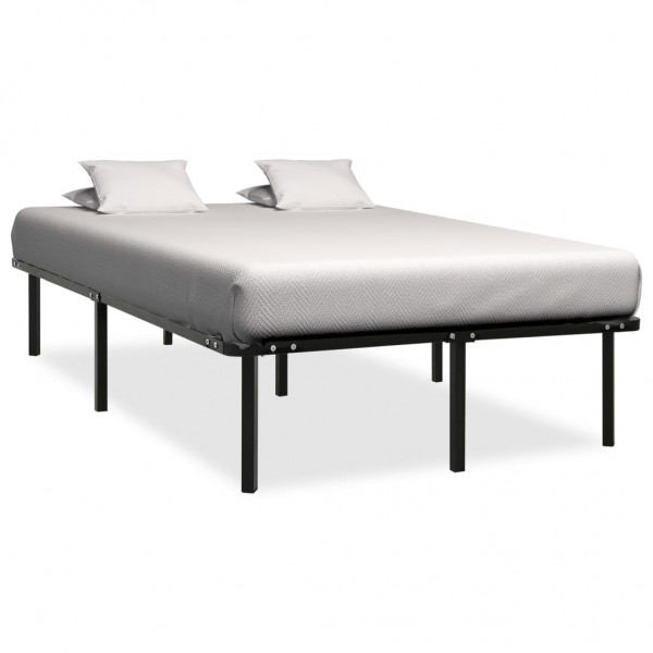 Estructura de cama de metal negra 120x200 cm D