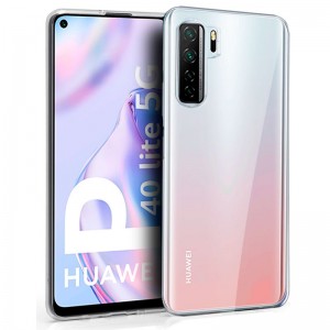 Funda de silicone Huawei P40 Lite 5G (Transparente) D