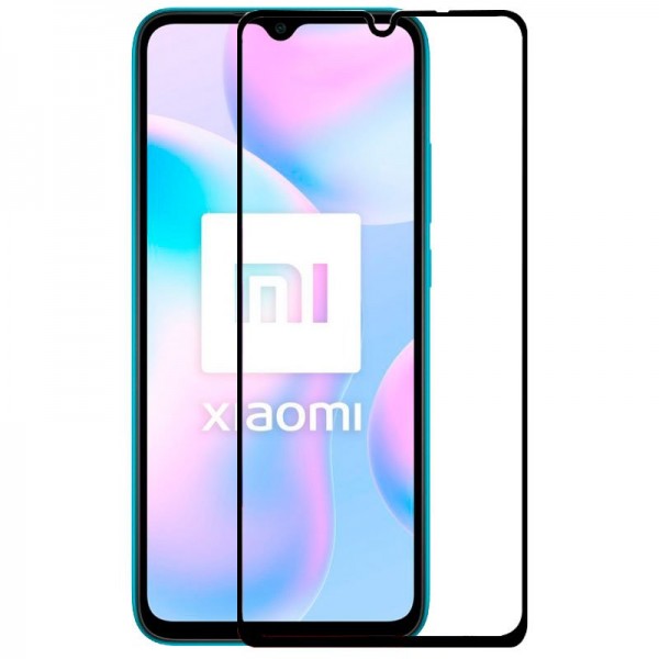 Protector Pantalla Cristal Templado COOL para Xiaomi Redmi 9A / 9AT (FULL 3D Negro) D