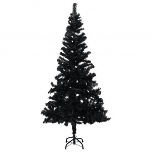 Árvore de Natal artificial com suporte em PVC preto 150 cm D