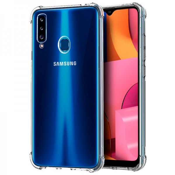 Carcaça COOL para Samsung A207 Galaxy A20s AntiShock Transparent D