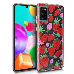 Carcaça COOL para Samsung A415 Galaxy A41 Morango claro D