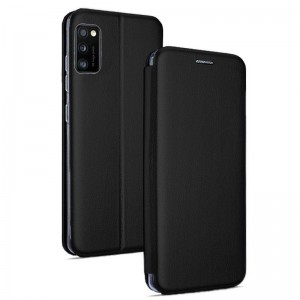 Funda COOL Flip Cover para Samsung A415 Galaxy A41 Elegance Negro D