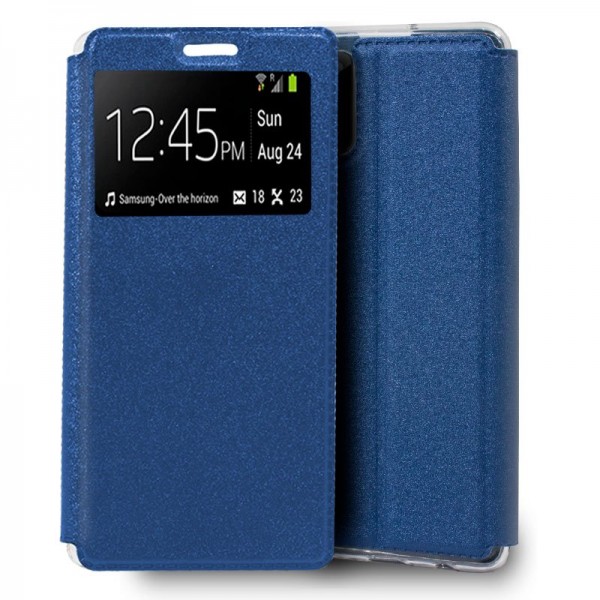 Funda Flip Cover Samsung N980 Galaxy Note 20 Liso Azul D