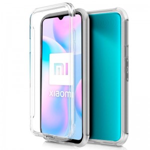 Fundação COOL Silicone 3D para Xiaomi Redmi 9A / 9AT (Border Transparent + Trasera) D