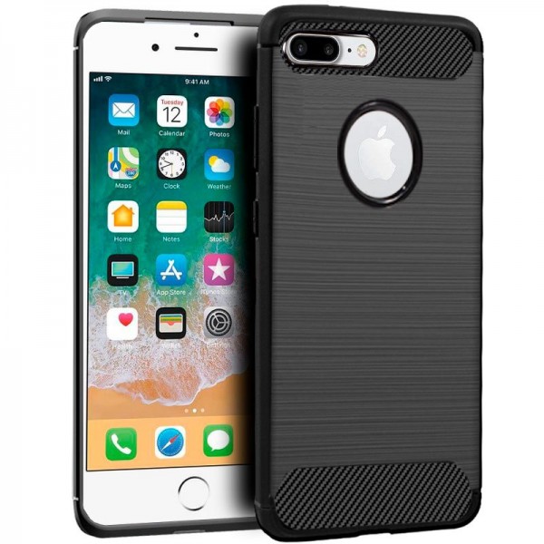 Carcasa COOL para iPhone 7 Plus / IPhone 8 Plus Carbón Negro D