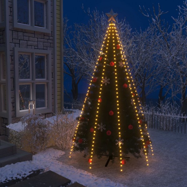 Luzes de rede para árvore de Natal com 400 LEDs 400 cm D