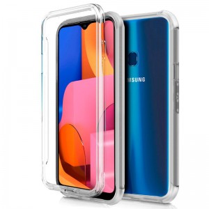 Funda COOL Silicona 3D para Samsung A207 Galaxy A20s (Transparente Frontal + Trasera) D