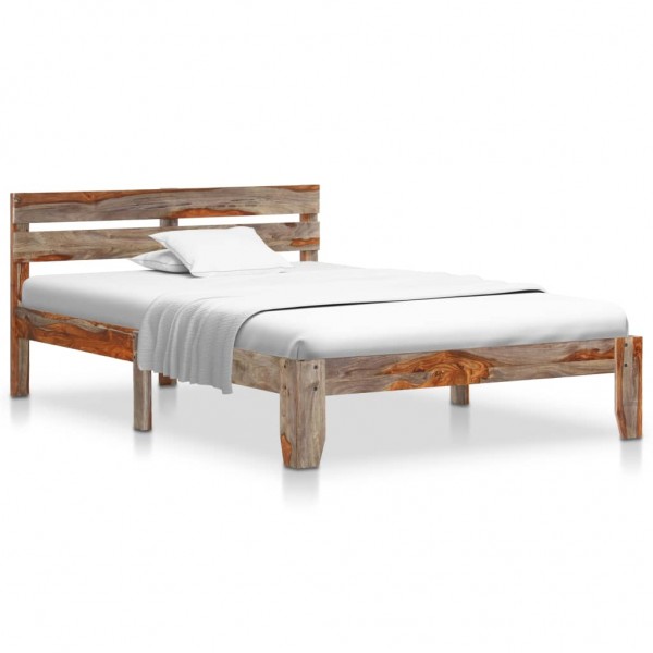 Estructura de cama de madera maciza de sheesham 120x200 cm D