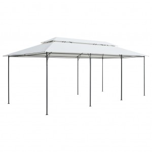 Cenador 600x298x270 cm blanco 180g/m² D