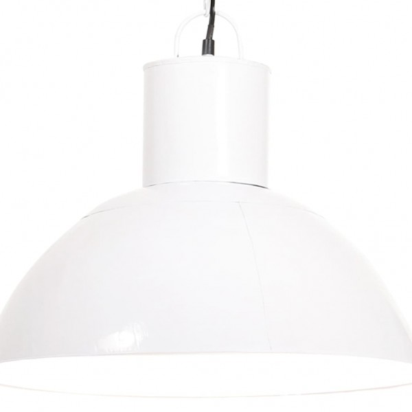 Lâmpada pendente redonda 25 W branco 48 cm E27 D