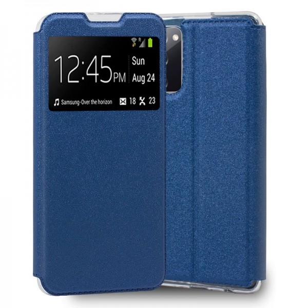 Fundação COOL Capa de Flip para Samsung G780 Galaxy S20 Fe Luz Azul D