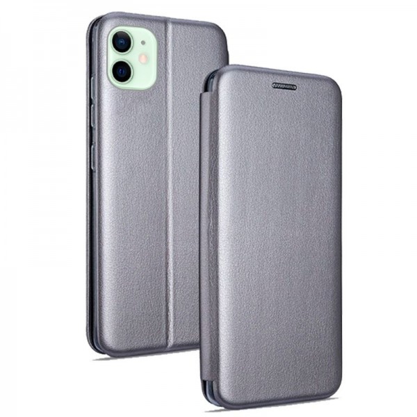 Fundação COOL Flip Cover para iPhone 12 / 12 Pro Elegance Prata D