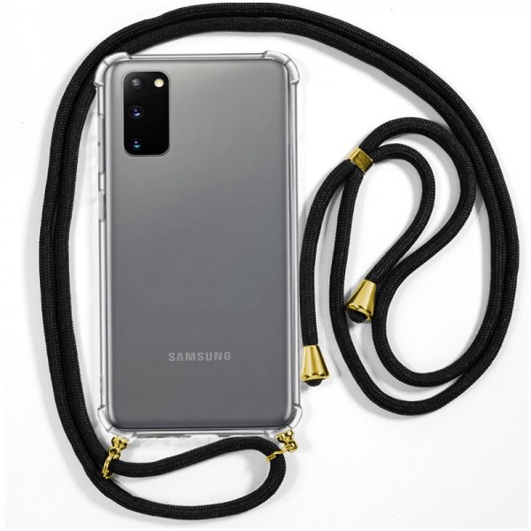 Carcaça Samsung G980 Galaxy S20 Cordão preto D
