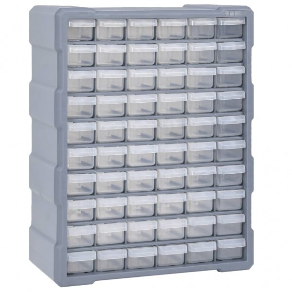 Organizador multicajones con 60 cajones 38x16x47.5 cm D