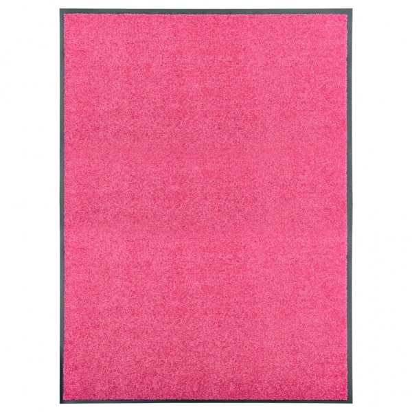 Felpudo lavable rosa 90x120 cm D