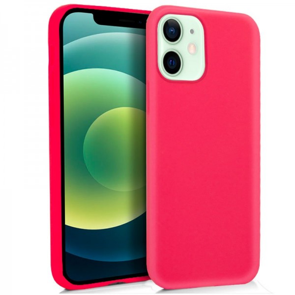 Funda de silicone iPhone 12 / 12 Pro (Pink) D