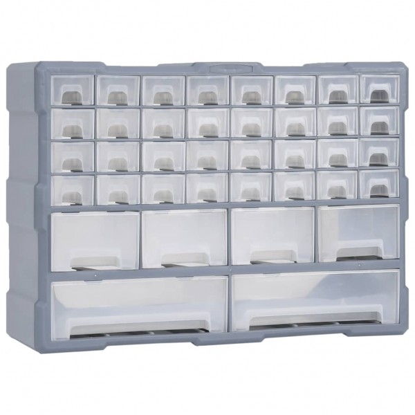 Organizador multicajones com 40 caixas 52x16x37.5 cm D