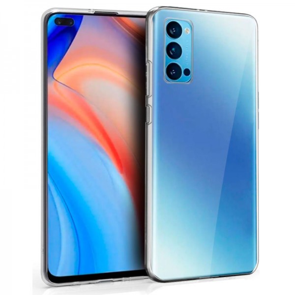 Funda COOL Silicona para Oppo Reno 4 Pro (Transparente) D