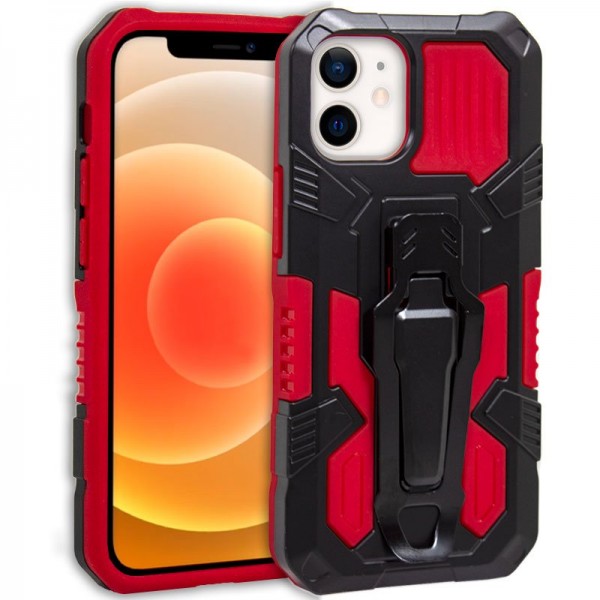 Carcaça COOL para iPhone 12 mini Clipe Vermelho D