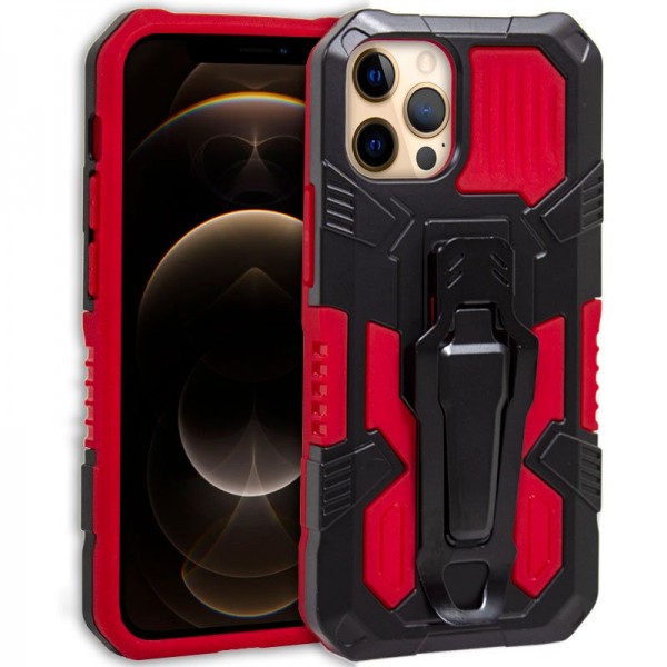 Carcaça COOL para iPhone 12 Pro Max Hard Clip Red D