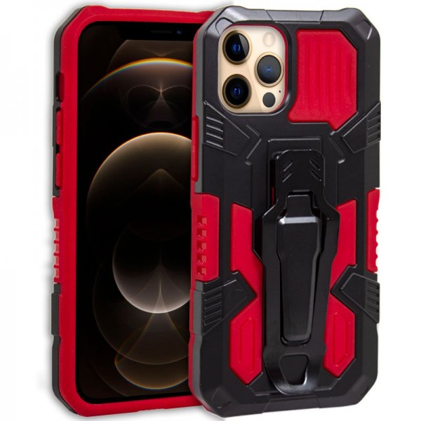 Carcasa iPhone 12 Pro Max Hard Clip Rojo D