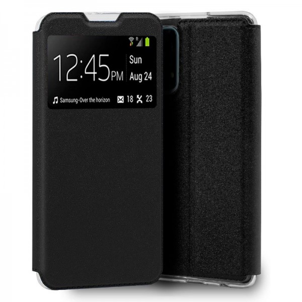 Funda COOL Flip Cover para Realme 7 Liso Negro D