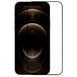 Protector Pantalla Cristal Templado COOL para iPhone 12 Pro Max (FULL 3D Negro) D