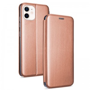 Fundação COOL Flip Cover para iPhone 12 mini Elegance Rose Gold D