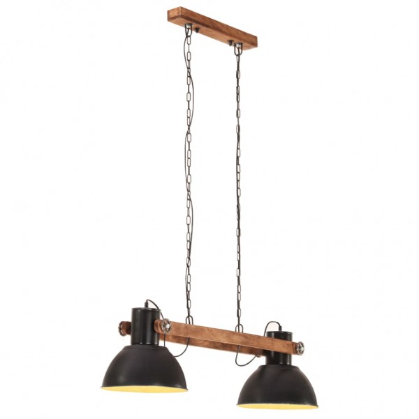 Lâmpada pendente industrial 25 W preto 109 cm E27 D