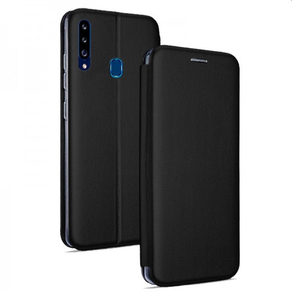 Funda Flip Cover Samsung A207 Galaxy A20s Elegance Negro D