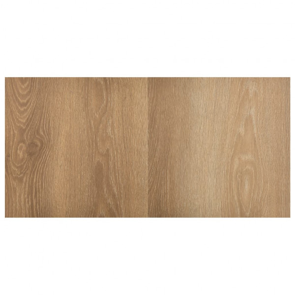 Lamas para suelo autoadhesivas 55 uds PVC 5.11 m² marrón M 5