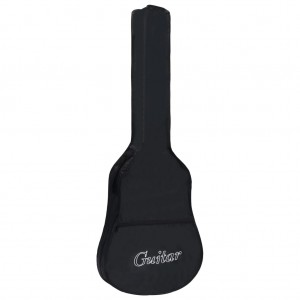 Estojo para guitarra clássica 1/2 tecido preto 94x35 cm D