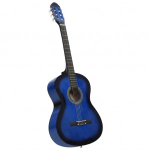 Guitarra clássica para iniciantes madeira de lírio azul 4/4 39 D