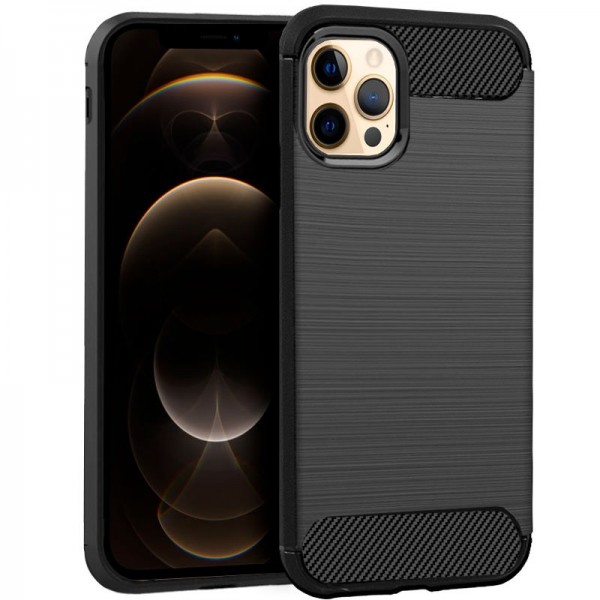 Carcasa iPhone 12 Pro Max Carbón Negro D