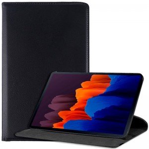Fundação COOL para Samsung Galaxy Tab S7 Plus / Tab S8 Plus Polypiel Black Lise 12.4 ing D