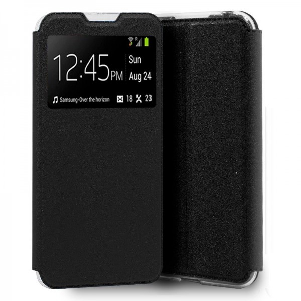 Funda COOL Flip Cover para Wiko Y81 Liso Negro D