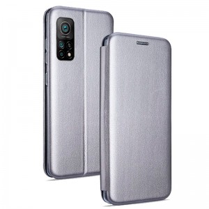 Fundação COOL Capa de Flip para Xiaomi My 10T / My 10T Pro Elegance Prata D