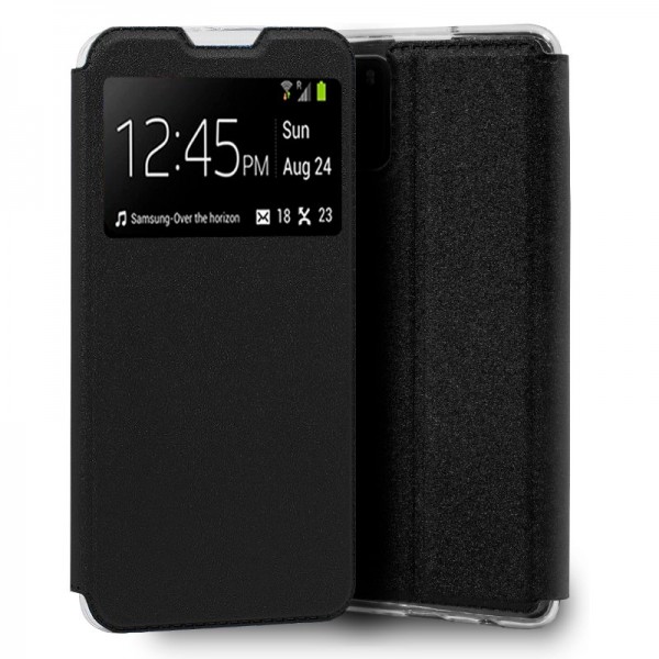 Funda Flip Cover Xiaomi Pocophone M3 Liso Negro D